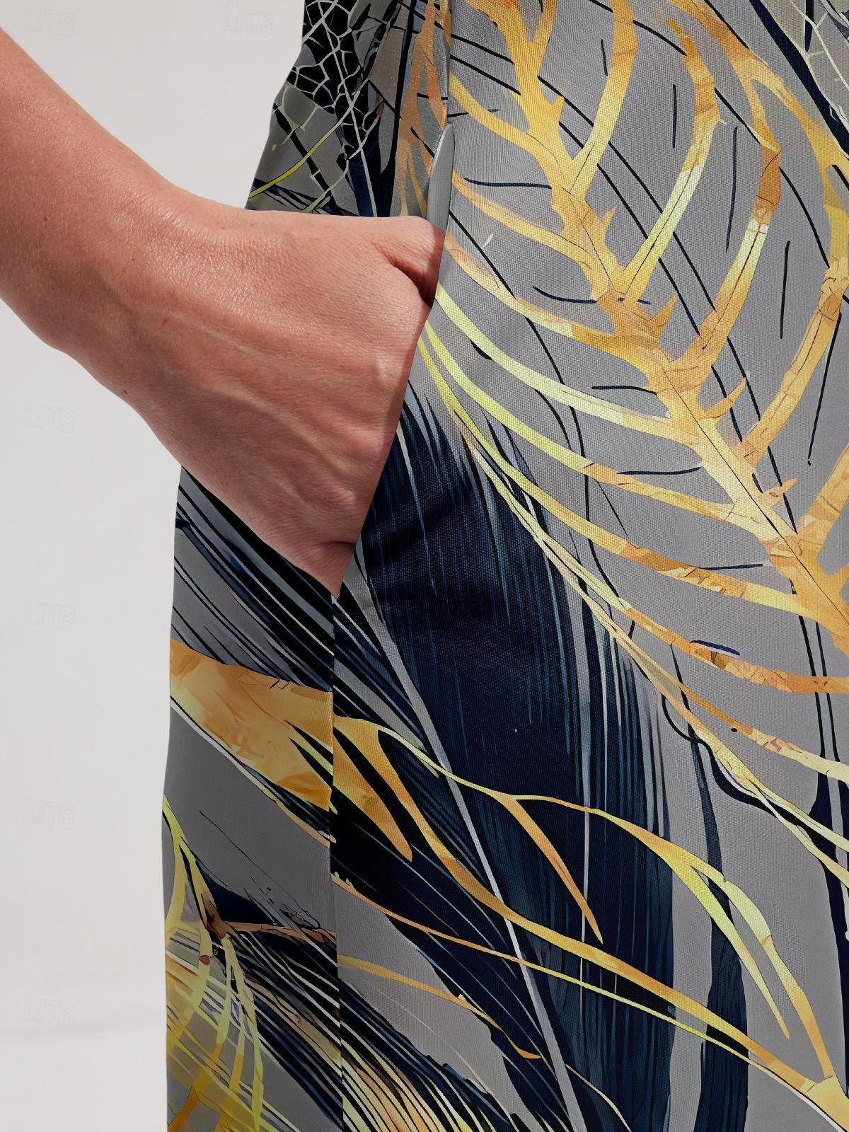 Botanical Energy Sleeveless 36.5 Inch Dress UPF50+