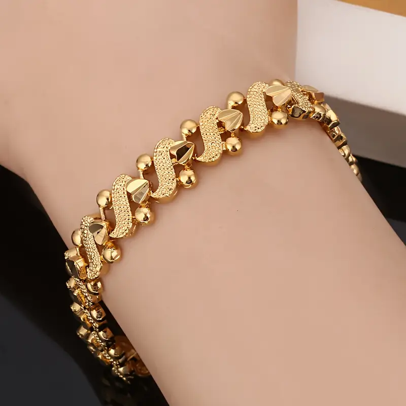 Golden Wave Bracelet