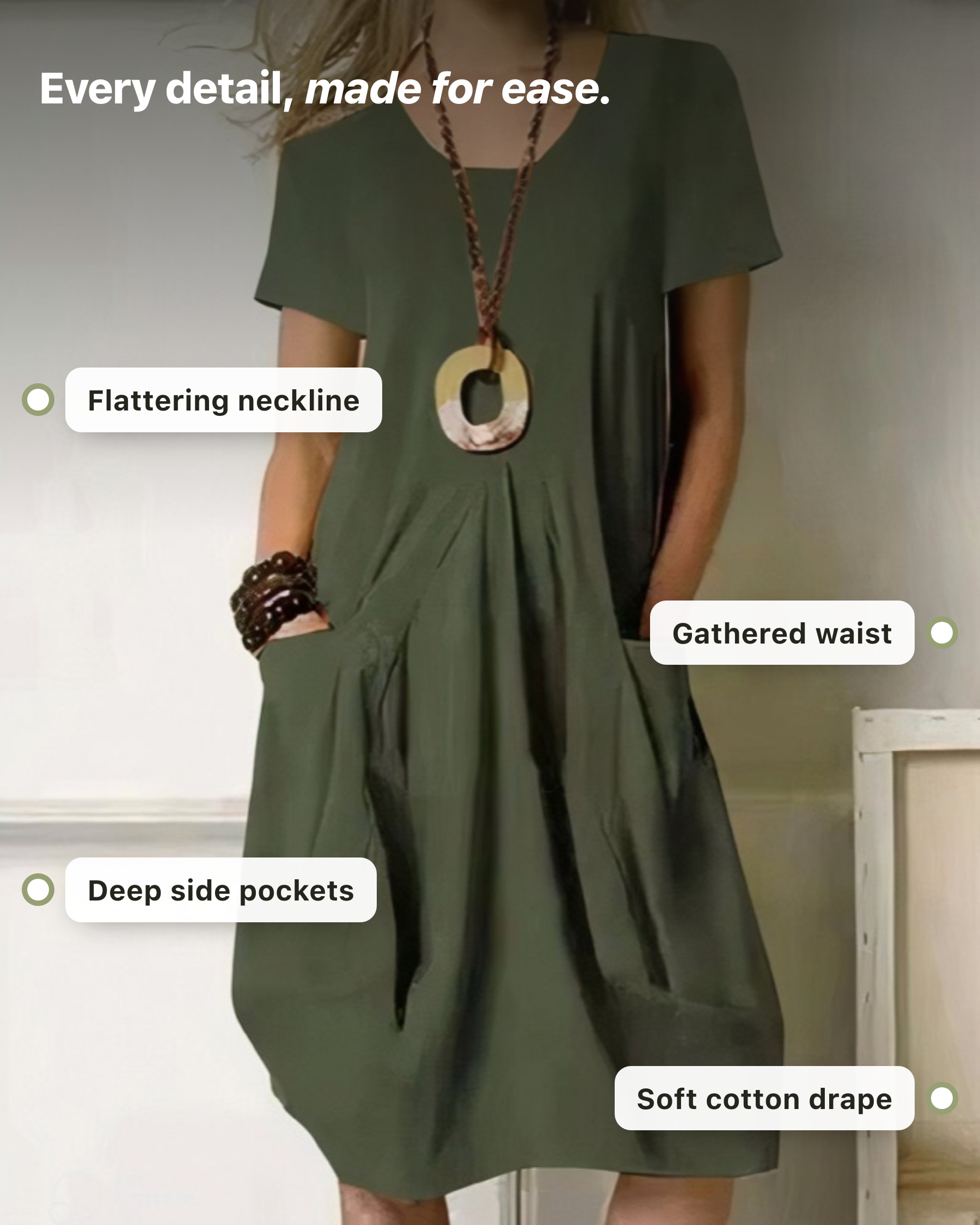 Jess | Easy Casual Flow Dress