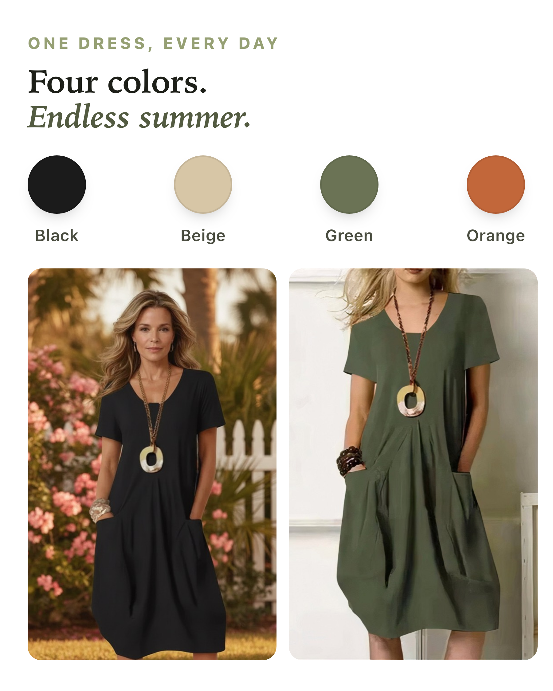 Jess | Easy Casual Flow Dress