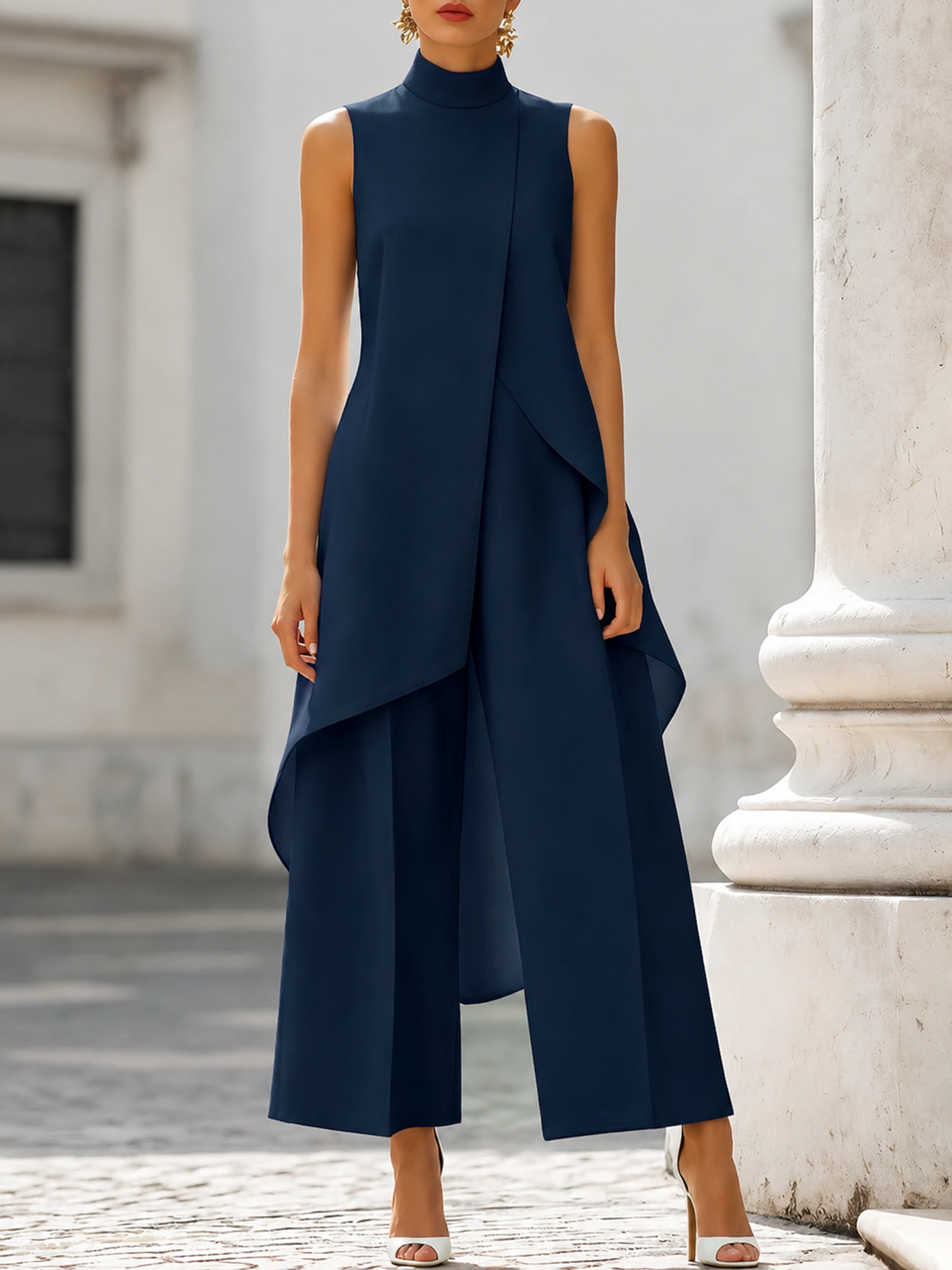 Martina - Long Elegant Drop Suit