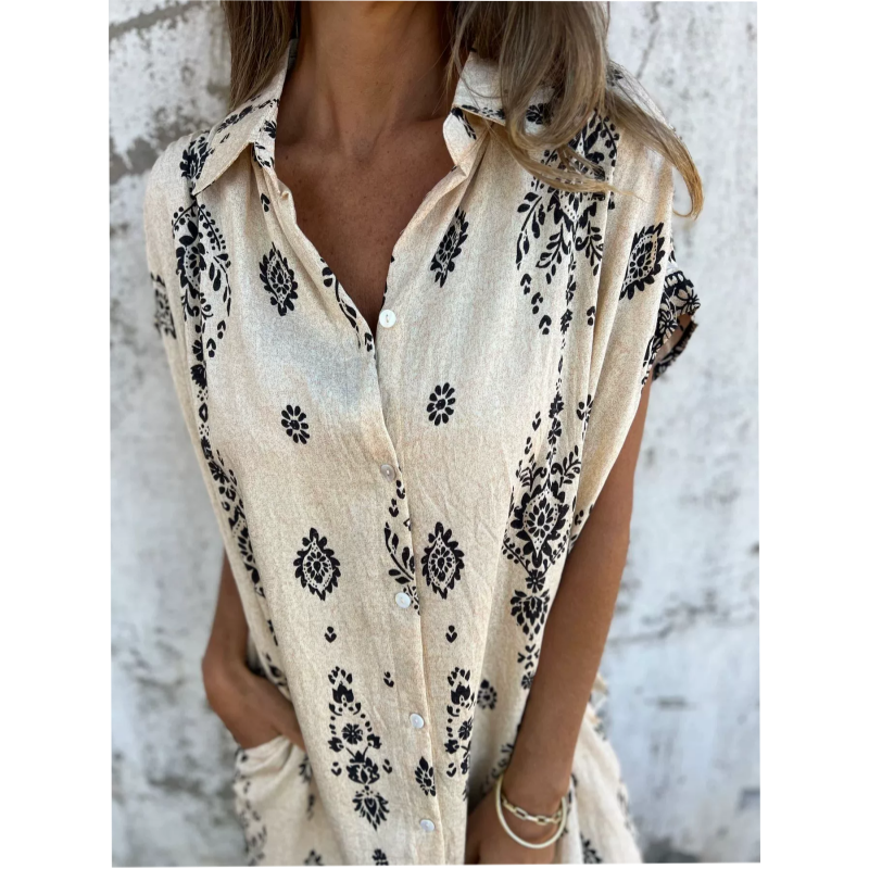 Emmeline - Printed Pocket Dress
