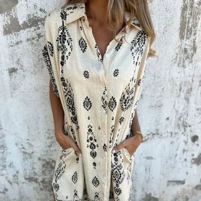 Emmeline - Printed Pocket Dress