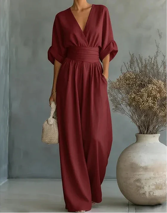 Celeste - Elegant Wide-Leg Jumpsuit