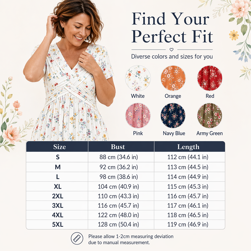 Carlotta - Floral Wrap Midi Dress