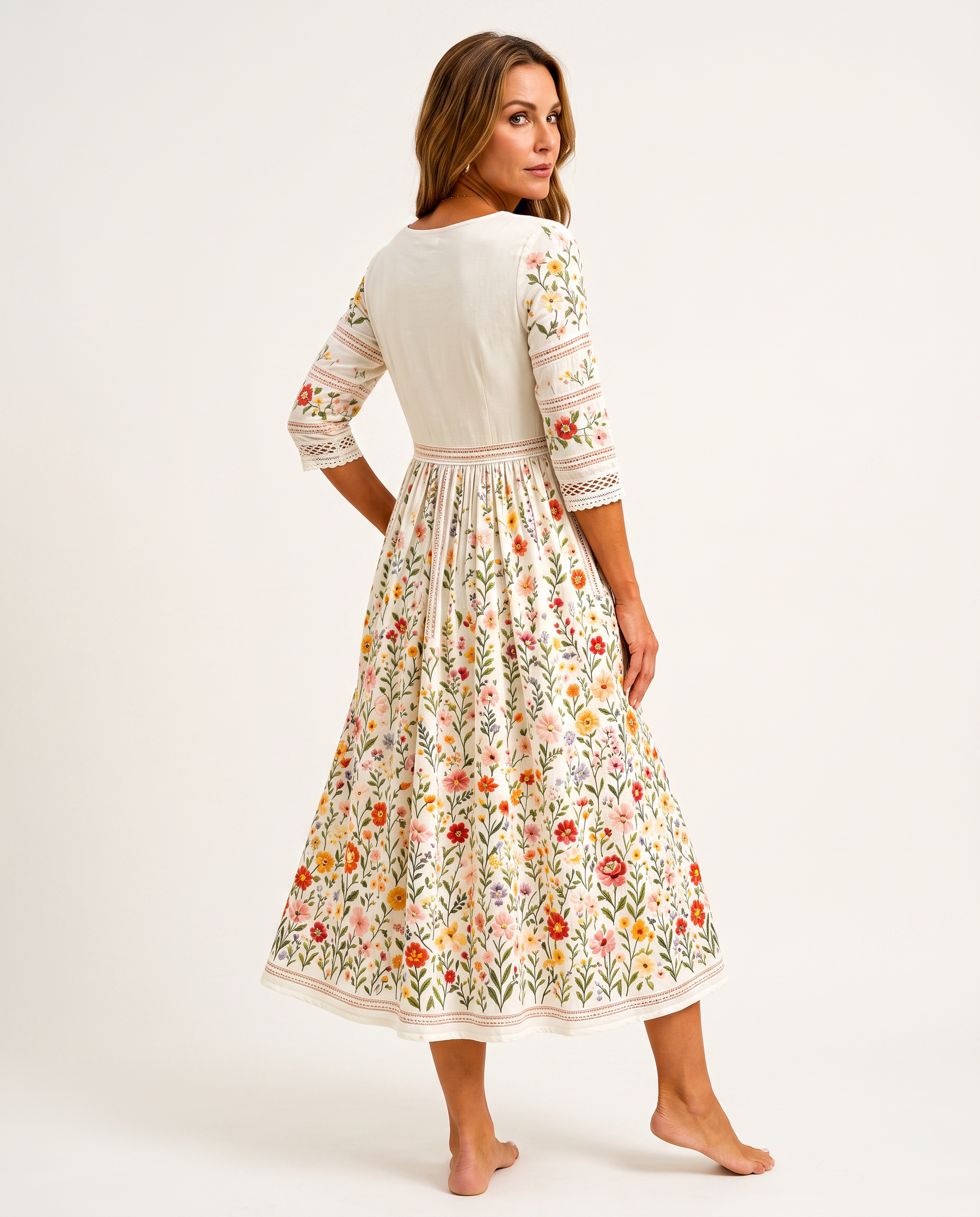 Wildflower's | Midi Spring Dress