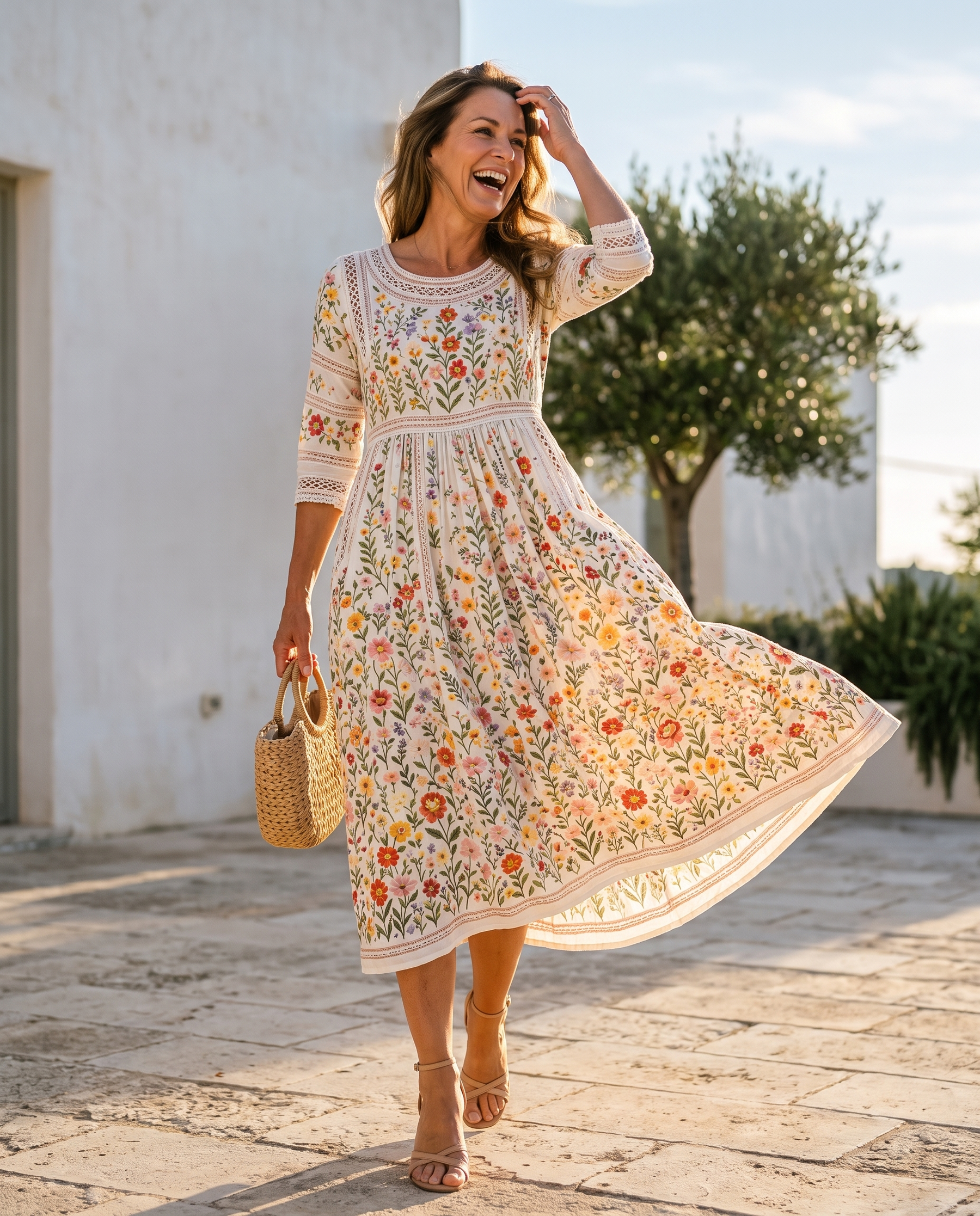 Wildflower's | Midi Spring Dress