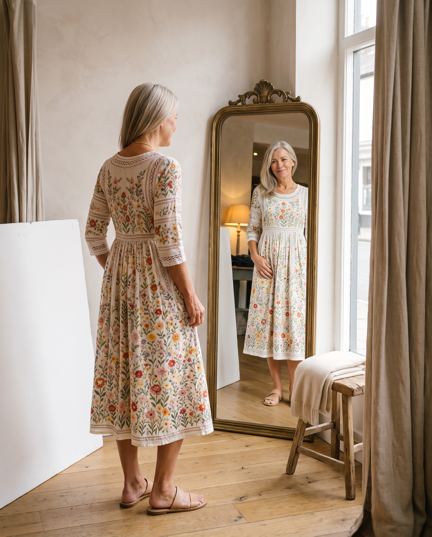 Wildflower's | Midi Spring Dress